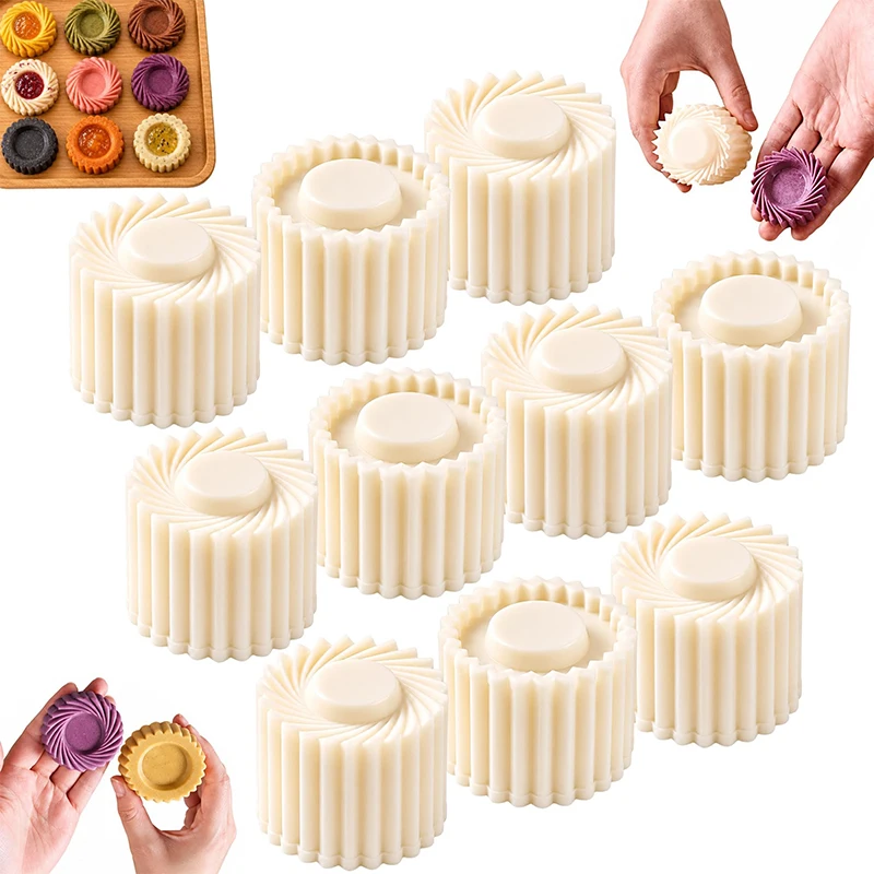 Double Ended Pastry Mold Sunflower Patterned Round Mooncake Mold 2 In 1 Tool Mold For Baking Easy Clean For DIY Desserts