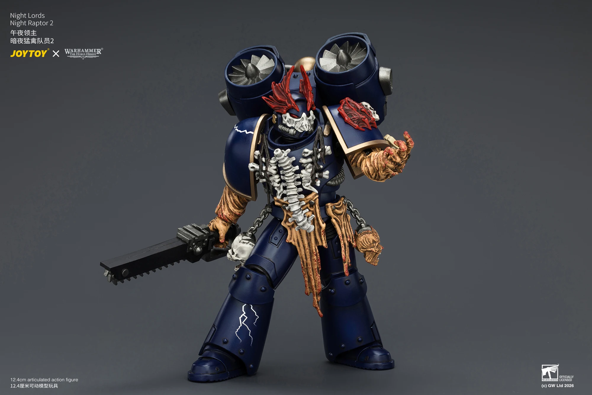 JOYTOY Warhammer "The Horus Heresy" 1/18 Action Figures Night Lords Night Raptor Huntmaster