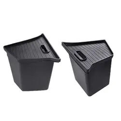 2x Rear Trunk Side Storage Fittings Odorless with Lid Waterproof Packets Rear Trunk Organizer Storage Box for Tesla Model Y