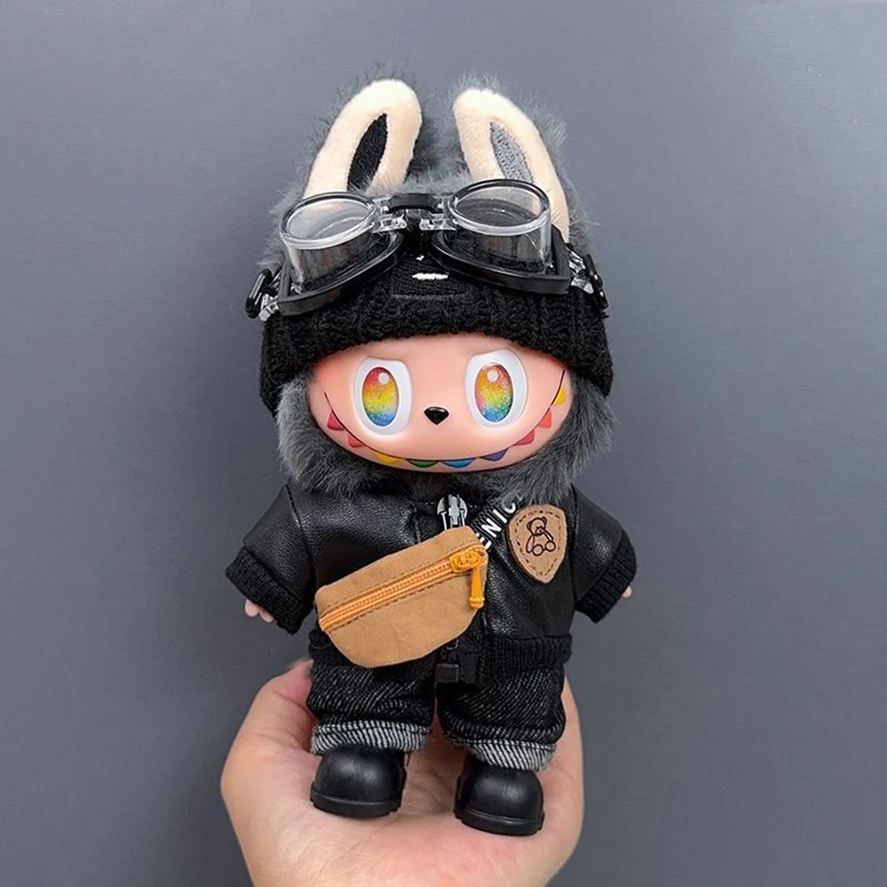 [Sin muñeca] ropa para muñeca Labubu V1V2V3, chaqueta, ropa para muñeca, accesorios para muñecas de colores, decoración bonita, ropa de moda