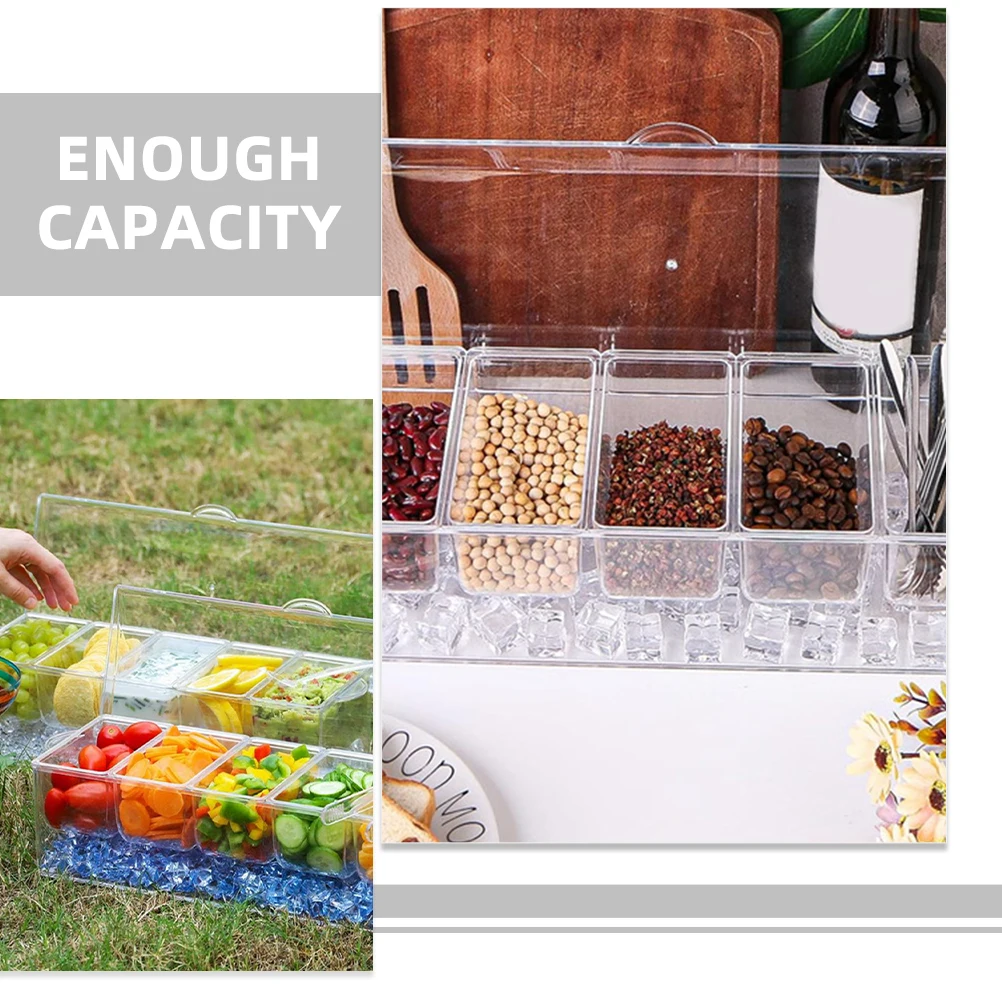 

1Set Household Spice Rack Compact Condiment Jar Set with Lid Keeps Spices Kitchen Accessories Storage Solution