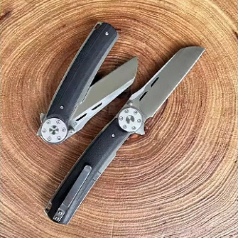 

NEW D2 Blade G10 Handle Folding High Hardness Pocket Outdoor Camping Portable Utility Fruit Knives EDC Tools