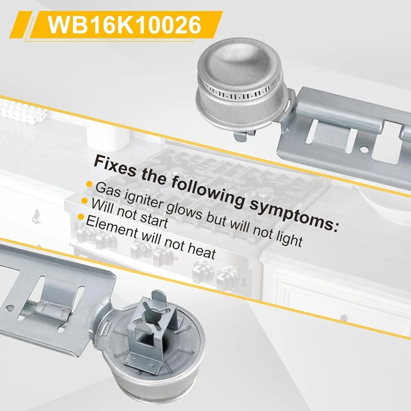 Reemplazo de conjunto de quemador doble de rango de Gas ABDJ-WB16K10026 WB29K17 para quemador de estufa de Gas eléctrico General reemplaza