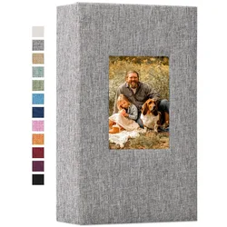 Linen Photo Album 300 Pockets for 4x6 Photos Books Slip-in Picture Albums Wedding Baby Family Anniversary Photo Storage