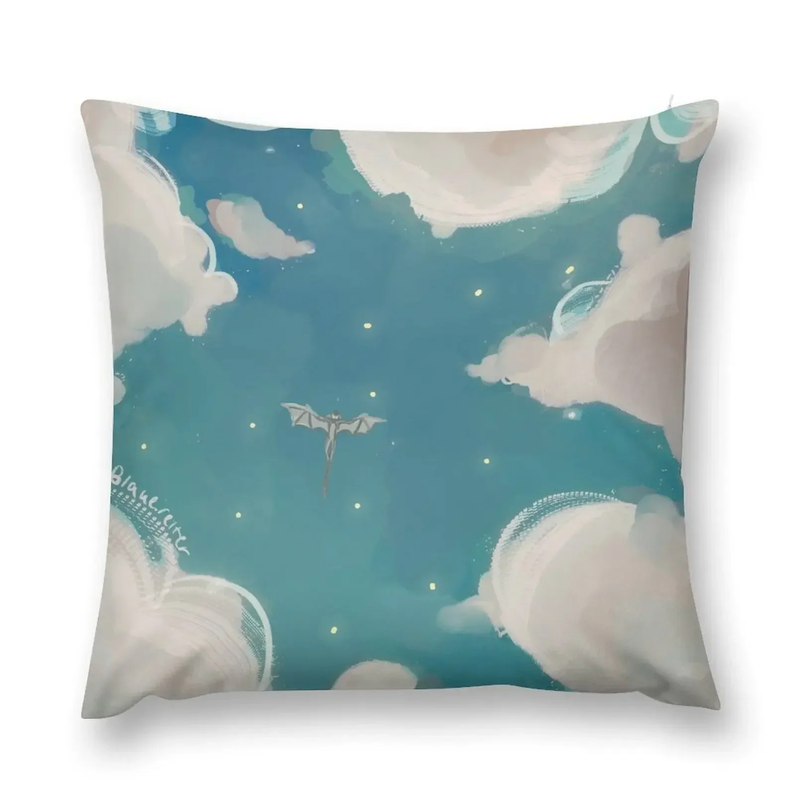 

fly high, momo v1 Throw Pillow Cushion Cover Luxury Cushion Child pillow