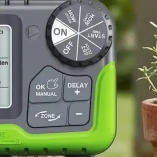 3 For Zone Watering Timer IP65 Waterproof Rain Delay Irrigation Controller With Metal Outlets For Lawn Garden Yard Sprinkler