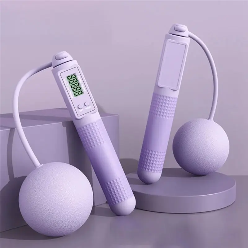 ABXI Skipping Rope Smart Counting Fitness And Fat Loss Sports Cordless Ball Weight-Bearing Exercise A