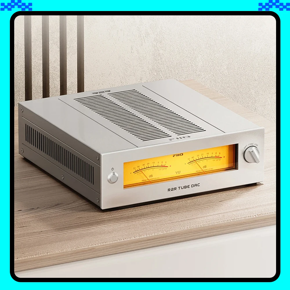 

FiiO WARMER R2R Tube DAC/Amp, Fully Balanced 24Bit R2R Architecture, JJ E88CC Tube Buffer, USB/Optical/Coaxial Inputs