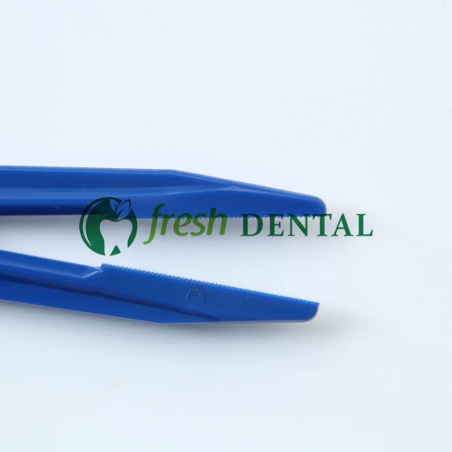50 قطعة ملقط الأسنان القابل للتصرف Hemostats معدات طب الأسنان مقص بلاستيكي قفل الأسنان Forcep SL401