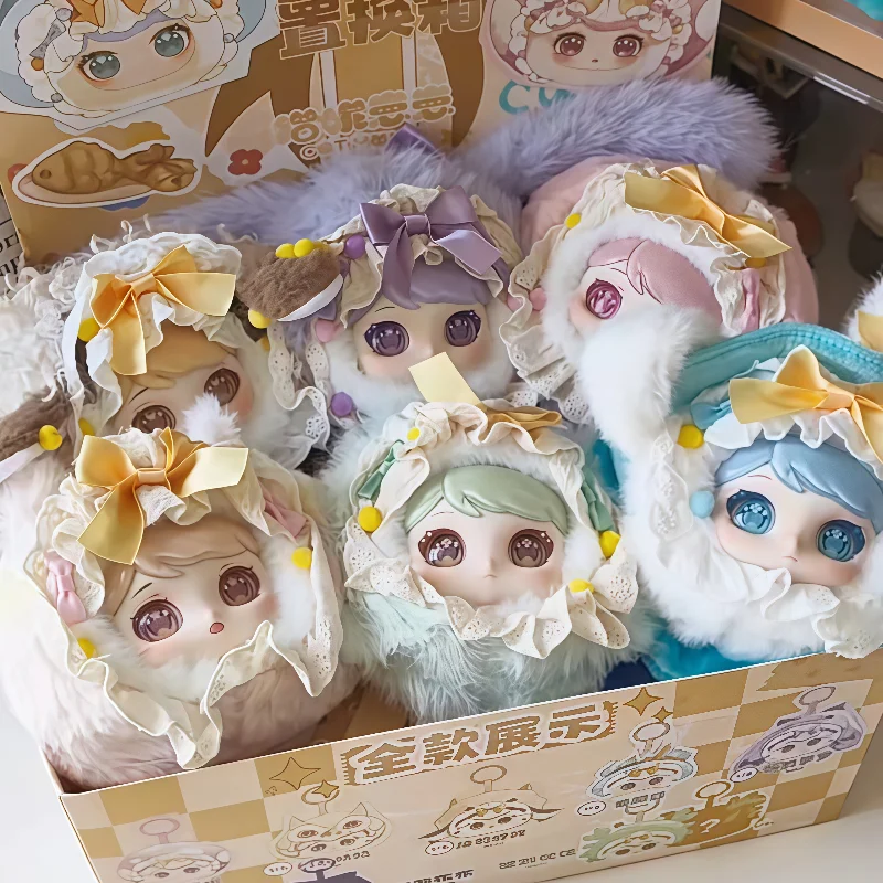 本物のスイートエミリアモニ猫ロロスワップボックスシリーズビニールブラインドボックスかわいいふわふわ人形ミステリーボックストレンディトイキュートペンダントギフト