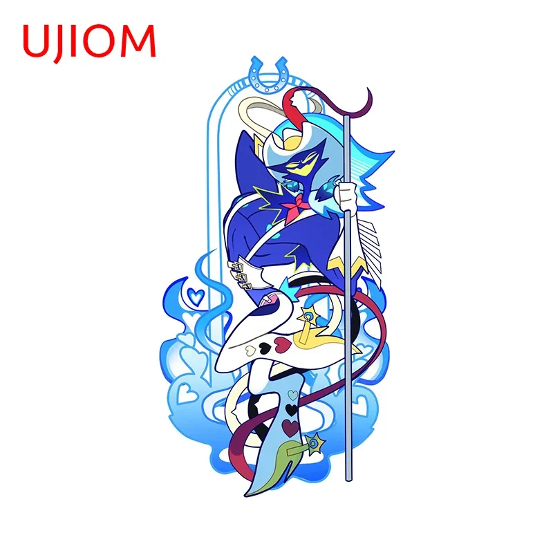 UJIOM Artistic Helluva Boss Ozzie Wall Decal Amusing Switch Stickers Waterproof Cartoon Bathroom Nice Living Room Decoration