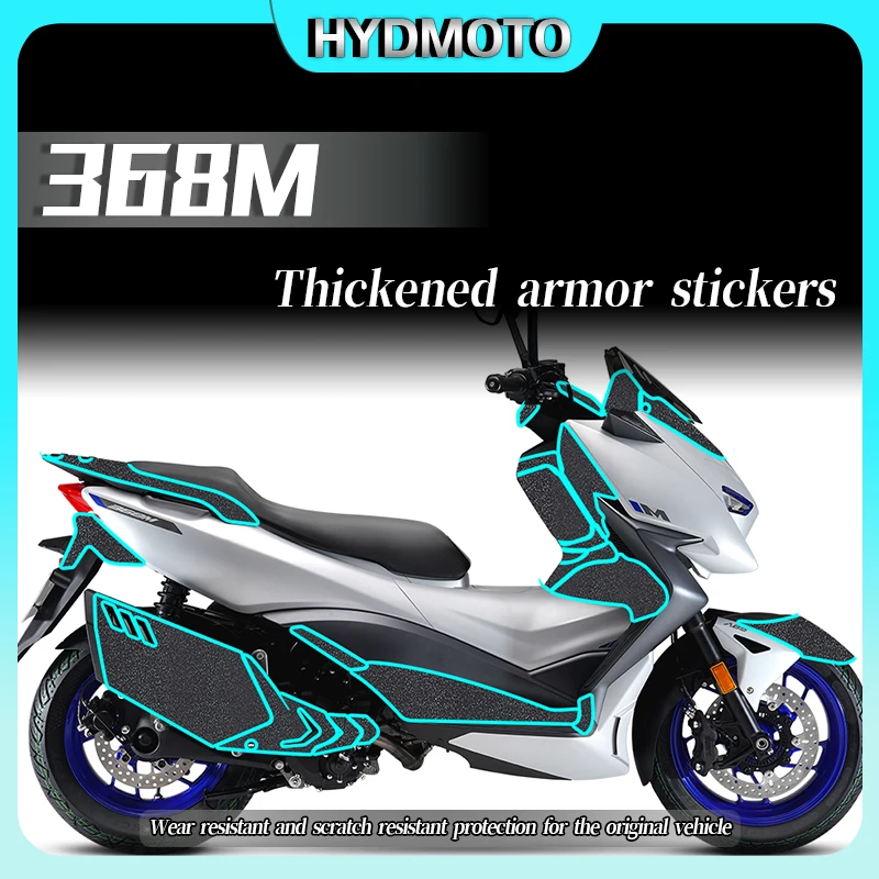 For ZONTES ZT368M 368m thickened sticker waterproof and wear-resistant body protection sticker anti scratch sticker accessories