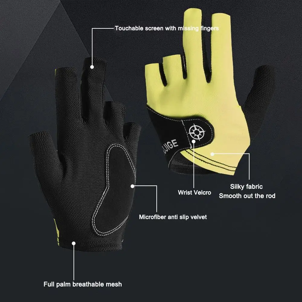 Бильярдные перчатки для левой руки, эластичные нескользящие тренировочные перчатки для бильярда, дышащие перчатки с половиной пальцев, аксессуары для фитнеса