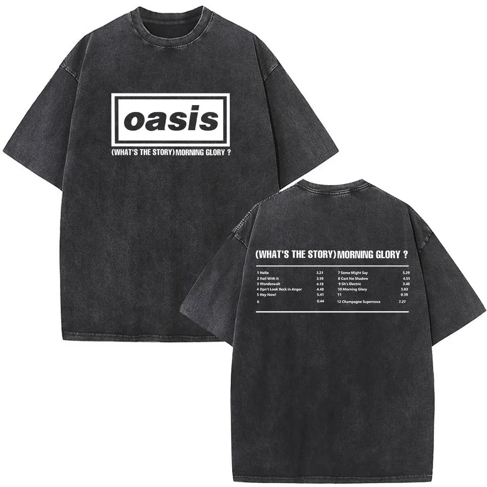 Rock Band O-Oasis Live 25 Tour Don't Look Back in Anger T Shirt