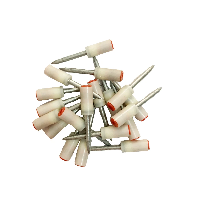 200PCS 25mm/32mm/42mm Steel Naked Nails for Mini Nails Gun Manual Power Tool Wall Anchor Wire Slotting for 7.3mm Mini Nail Gun