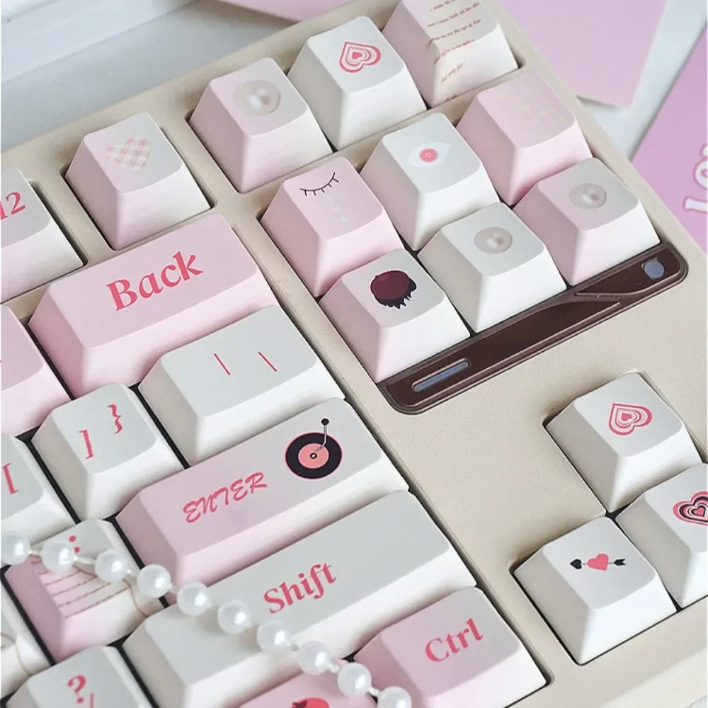Personalized Keycap 152 Keys, Cherry/MOA PBT Notebook Theme for MX Switch 60/84/90/104/108 Mechanical Keyboard