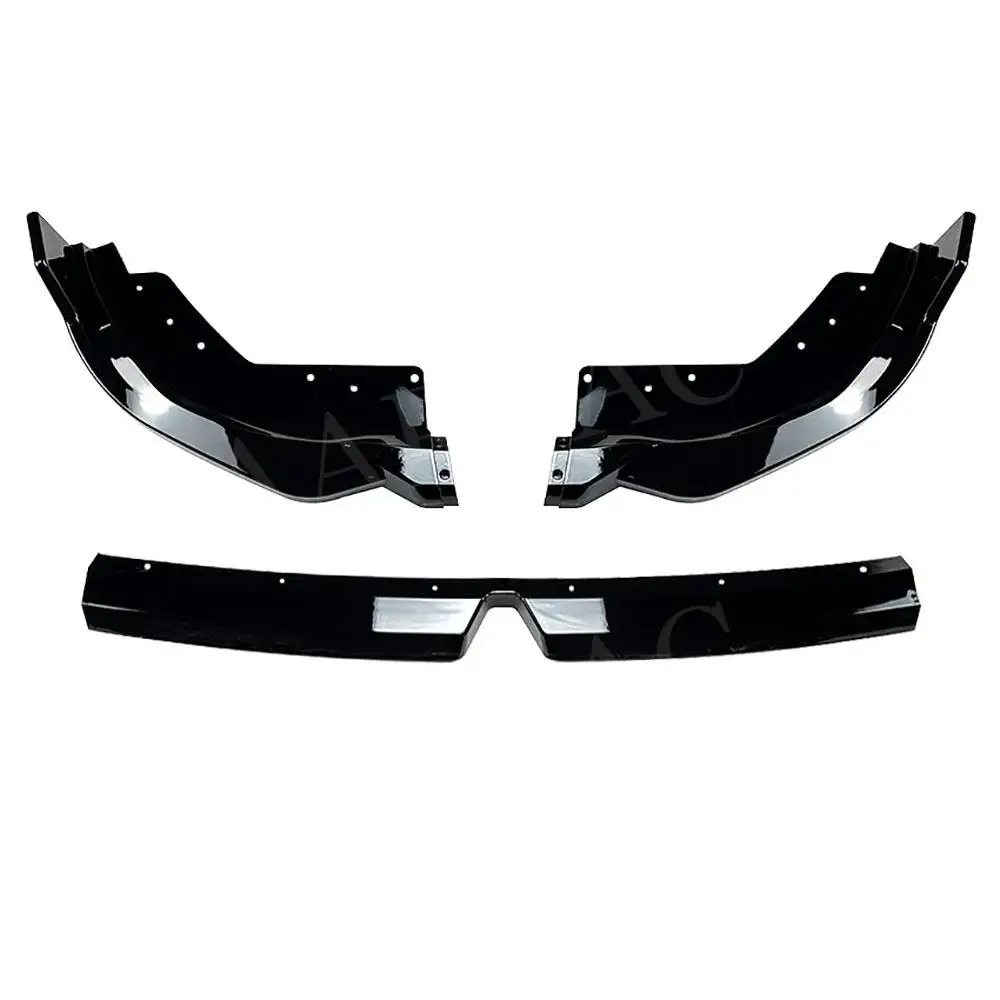 Front Bumper Lip Side Spoiler Flaps Apron Splitters For BMW 3 Series G20 320i 325i M Sport 2023+ ABS Car Anti-crash Accessories