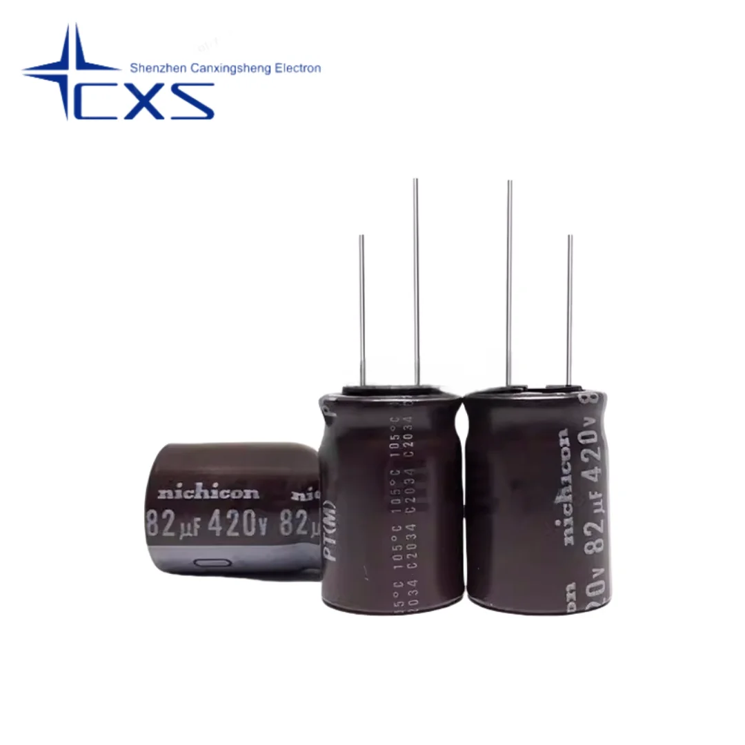 

5pcs 420V82UF 18X25 Japan Nichicon 82UF 420v High Frequency Low Impedance Electrolytic Capacitor