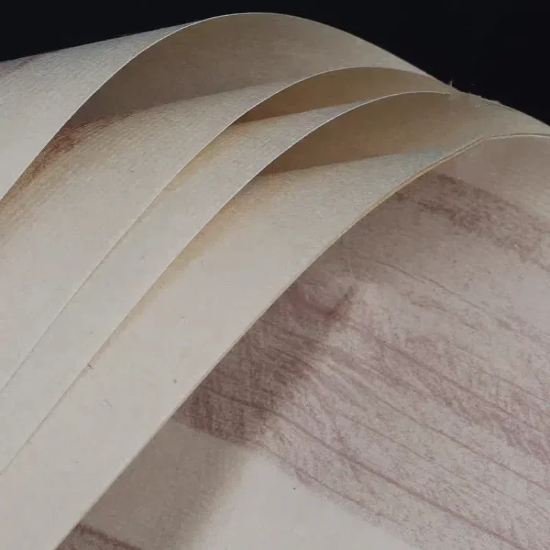 Retro Calligraphy Xuan Paper Small Regular Script Half Ripe Rice Paper Chinese Ancient Style Brush Writing Practice Xuan Paper