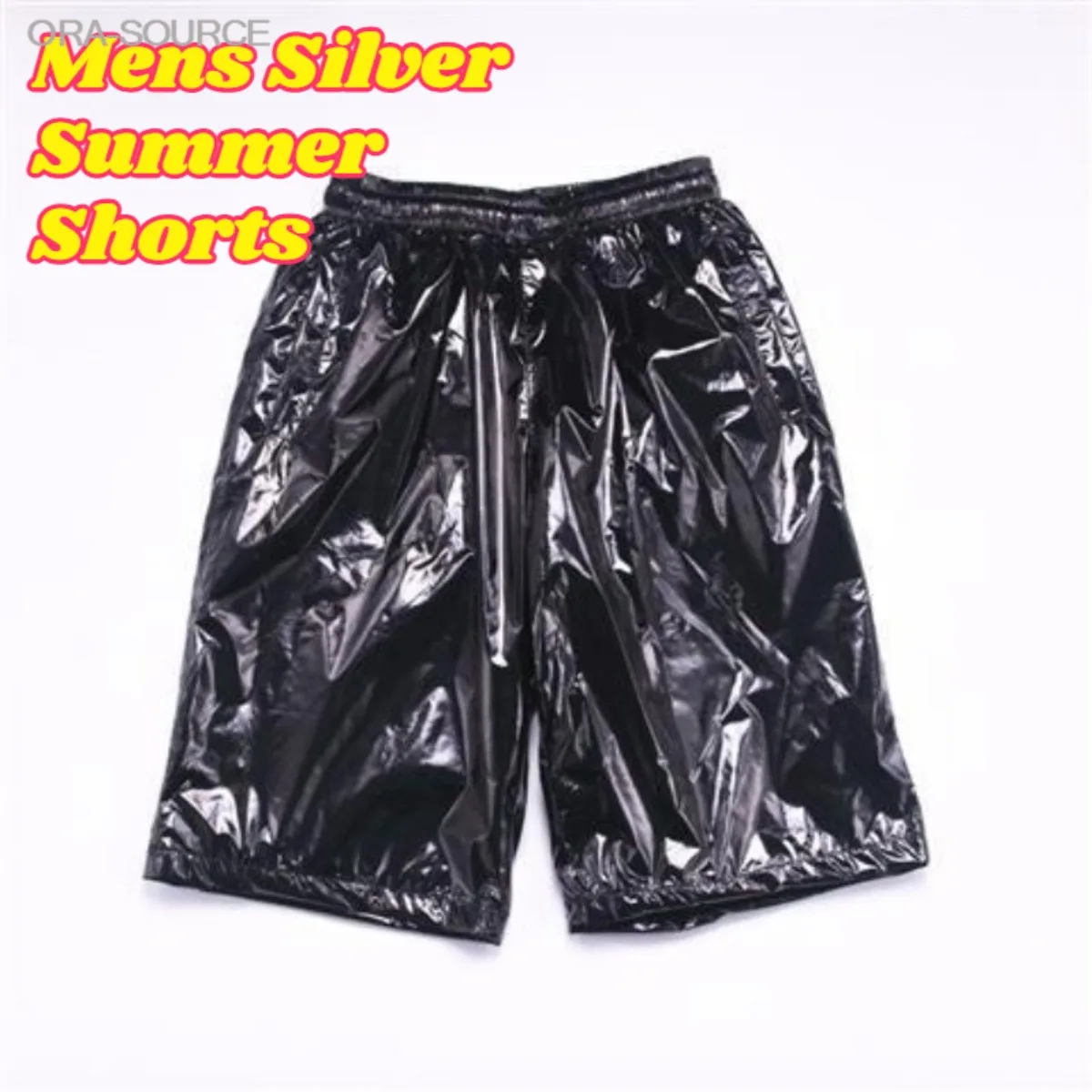 shorts-d'ete-argentes-pour-hommes-taille-elastique-coupe-ample-decontractes-amincissants-style-coreen-polyvalents-pour-la-danse-respirants-et-legers