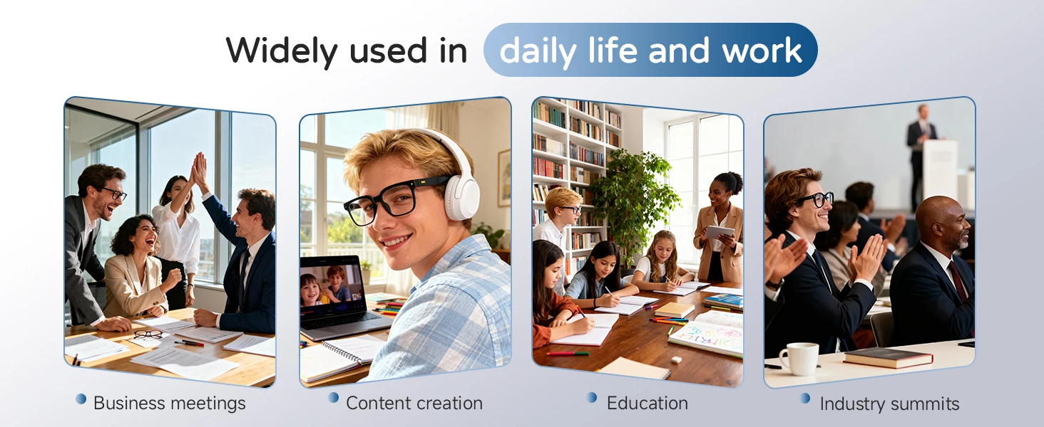 2026 4K 8MP Smart Glasses Men HD Camera 150+Language Translation ChatGPT WIFI Video Recording Bluetooth CallAudio Glasses Women