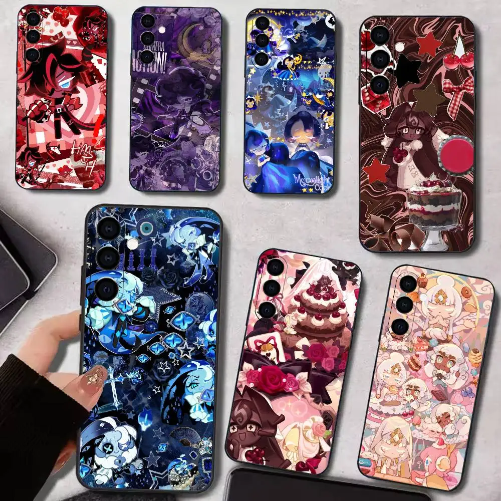 Cookie Run K-KingdomS   Phone Case For Samsung Galaxy A73,A72,A71,A70,A53,A52,A51,Soft Silicone Black Cover