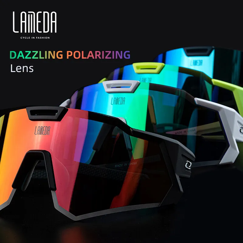 LAMEDA Polarizied Glasses Professional Cycling Sungalsses Men Women Bicycle Windproof Goggles Sports MTB Road Bike Accessories