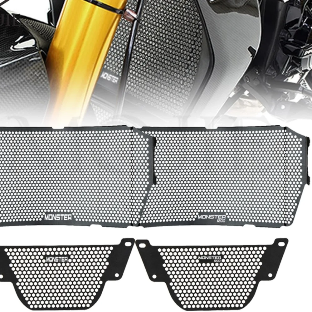 

Motorcycle Radiator Guard Grille Cooling Cover Protection For Ducati Monster1200 Monster 1200 S R 2013-2019 2020 2021 2022 2023