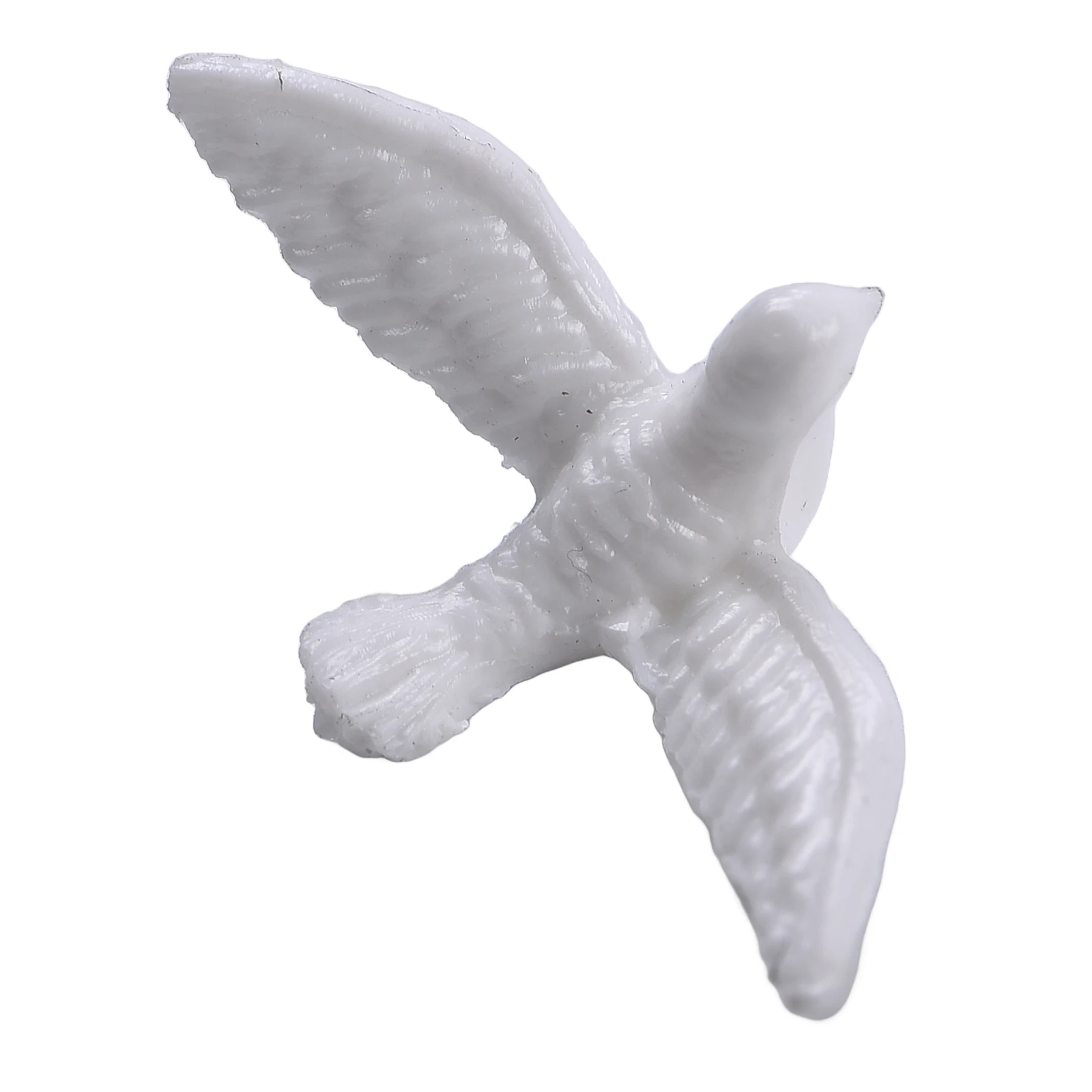 Миниатюрные птицы для поделок, украшение для кукольного домика, украшение для кукольного домика, элегантная белая посадка, высокое качество