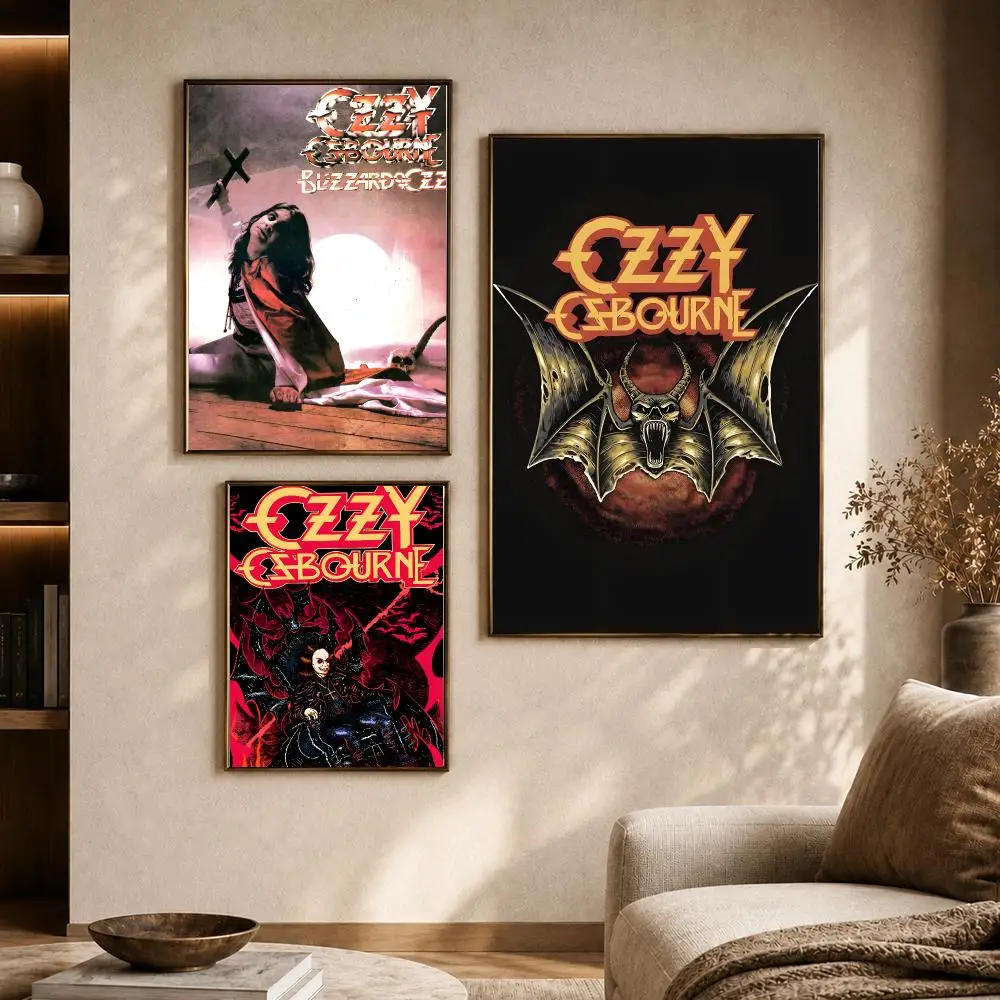 Music Ozzy Osbourne Metal Rock Gothic Singer Poster PP Decorative Poster Water-Resistant Print Apartment Dorm Office Cafe Gift view 3