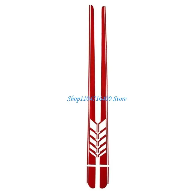 

y1gd DIY Side Skirt Adhesive Sticker Universal Sports Stripes Decal