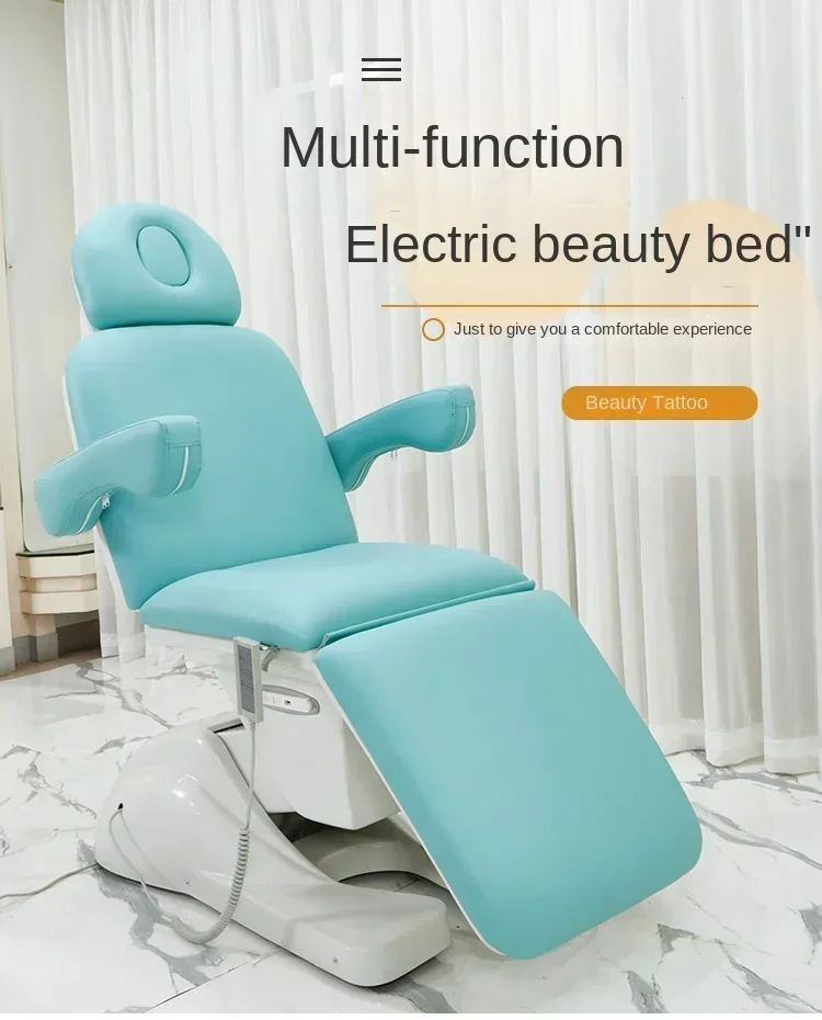 Tattoo Embroidery Elevating Beauty Salon Special Dental Electric Folding Bed