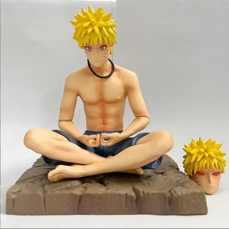 15 cm Naruto Anime Figure méditation jeunesse Uzumaki Naruto Sage figurines PVC Statue modèle jouets Collection cadeau