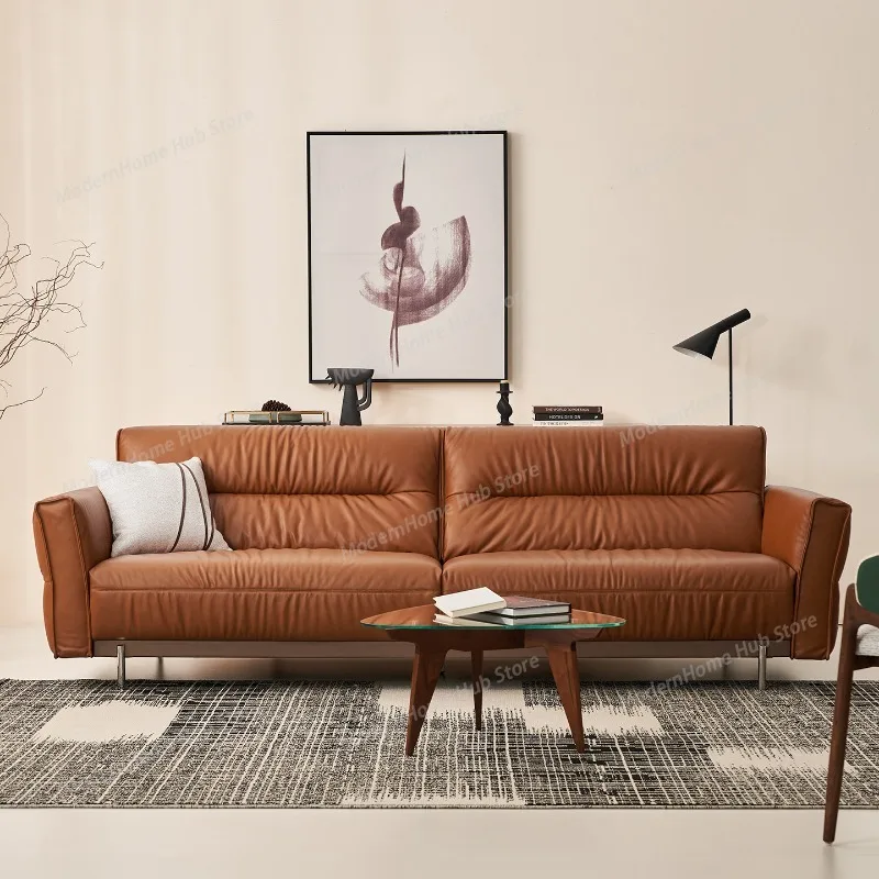 Luxury Modern Living Room Sofas Room Decor Leather Relaxing Living Room Sofas Bags For Lazy Cheap Sillon Cama Trendy Furniture
