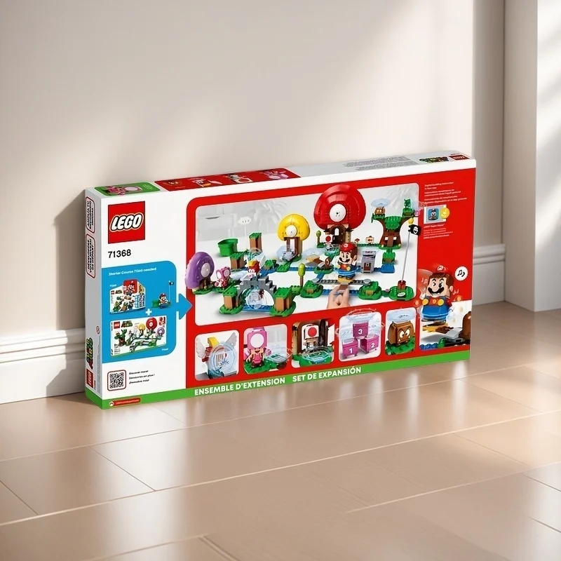 This is suitable for children aged 8 and above. 71368 LEGO is an extension set of the Mario series, which includes 464 parts