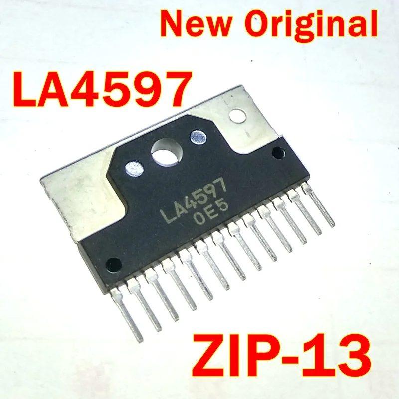 1Pcs to 20Pcs La4597 Zip-13 New Original 2-Channel Power Amp for Radio-Cassette Recorders