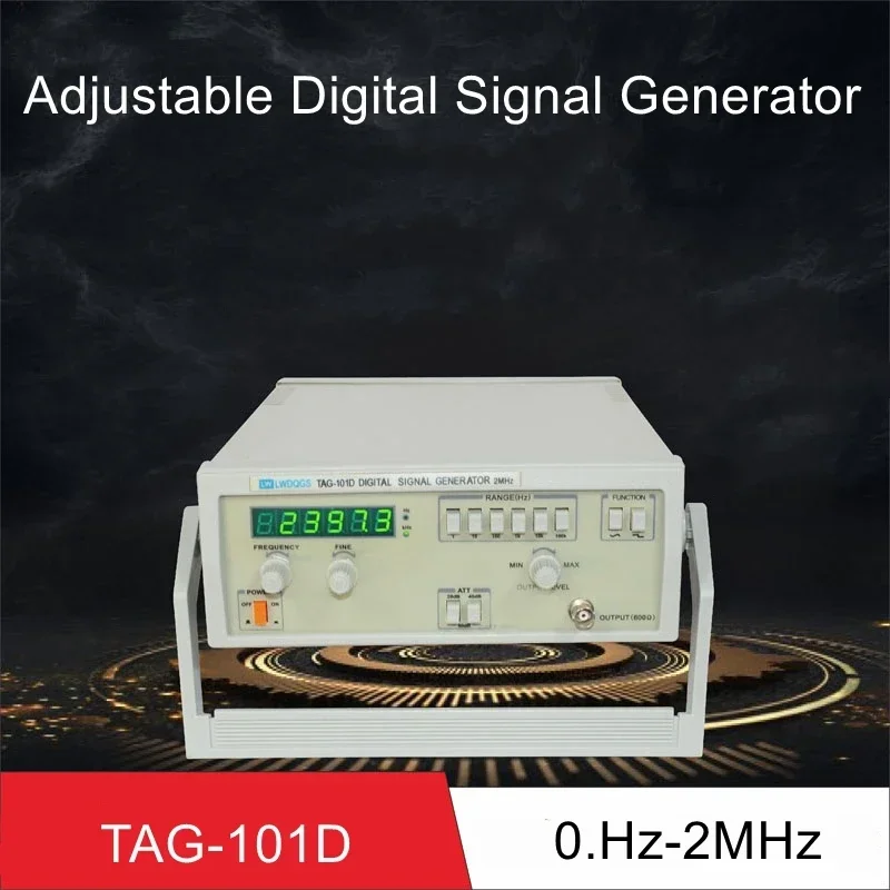 Generador de señal Digital, generador de pulso alto y bajo de audio, generador de señal de onda sinusoidal, TAG-101D