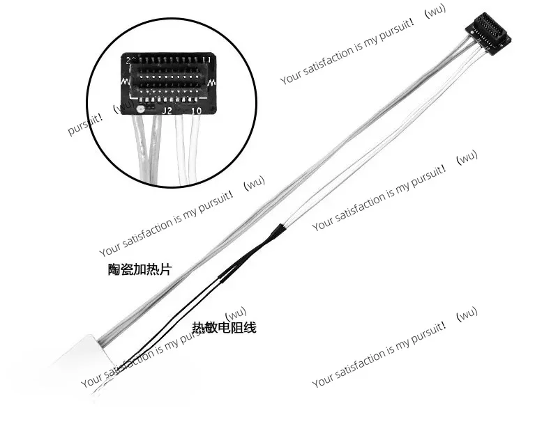 for 3D Printer A1 A1 mini Replacement Spare Accessories Ceramic Heater Chip Thermistor Resistor Wire Hotend Assembly 24V