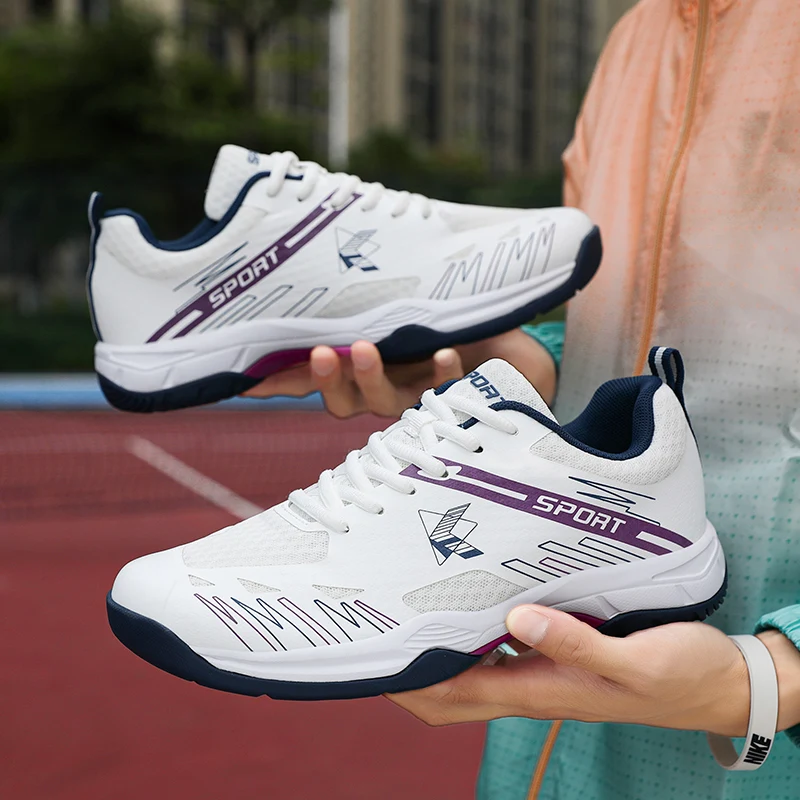 High-quality Badminton Shoes Outdoor Breathable Tennis&table Tennis Shoes Rubber Outsole Non-slip Wear-resisting Training Shoes