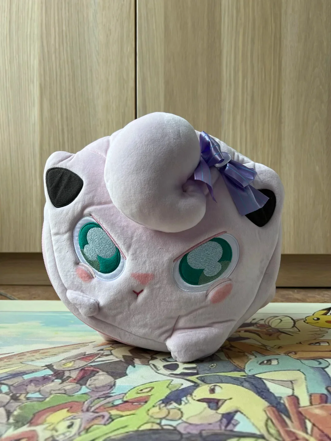 Echte PokéMon Don't Attack Me-serie pluche sleutelhanger kussen Mimikyu Espurr Jigglypuff trendy pop ornament decoratie speelgoed cadeau - afbeelding 2