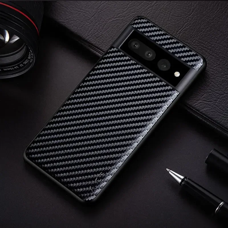 For Google Pixel 7 Pro Google 6A Carbon Fiber Woven Pattern Phone Cases Anti Drop Case Fpr Google Pixel 8 Mobile Phone Cases