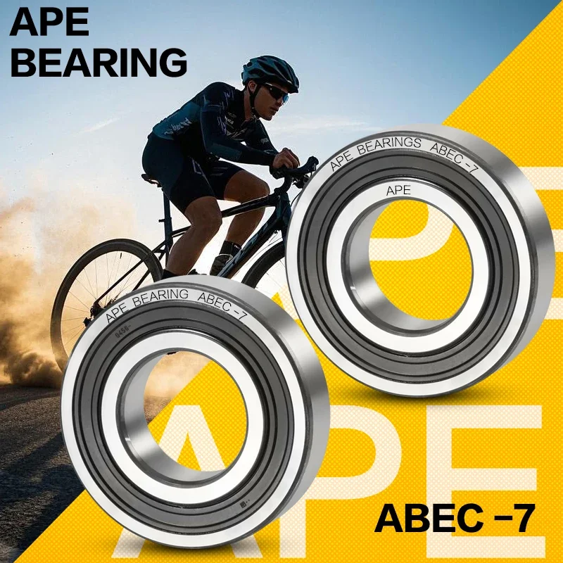 

2Pcs 606RS CB Bicycle Ceramic BearingABEC-7 Mountain Bike Bearings
