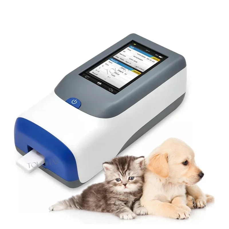 LHWDL Touch Screen Fluorescence Quantitative Real Time POCT Immunoassay Analyzer Progesterone Dog Test