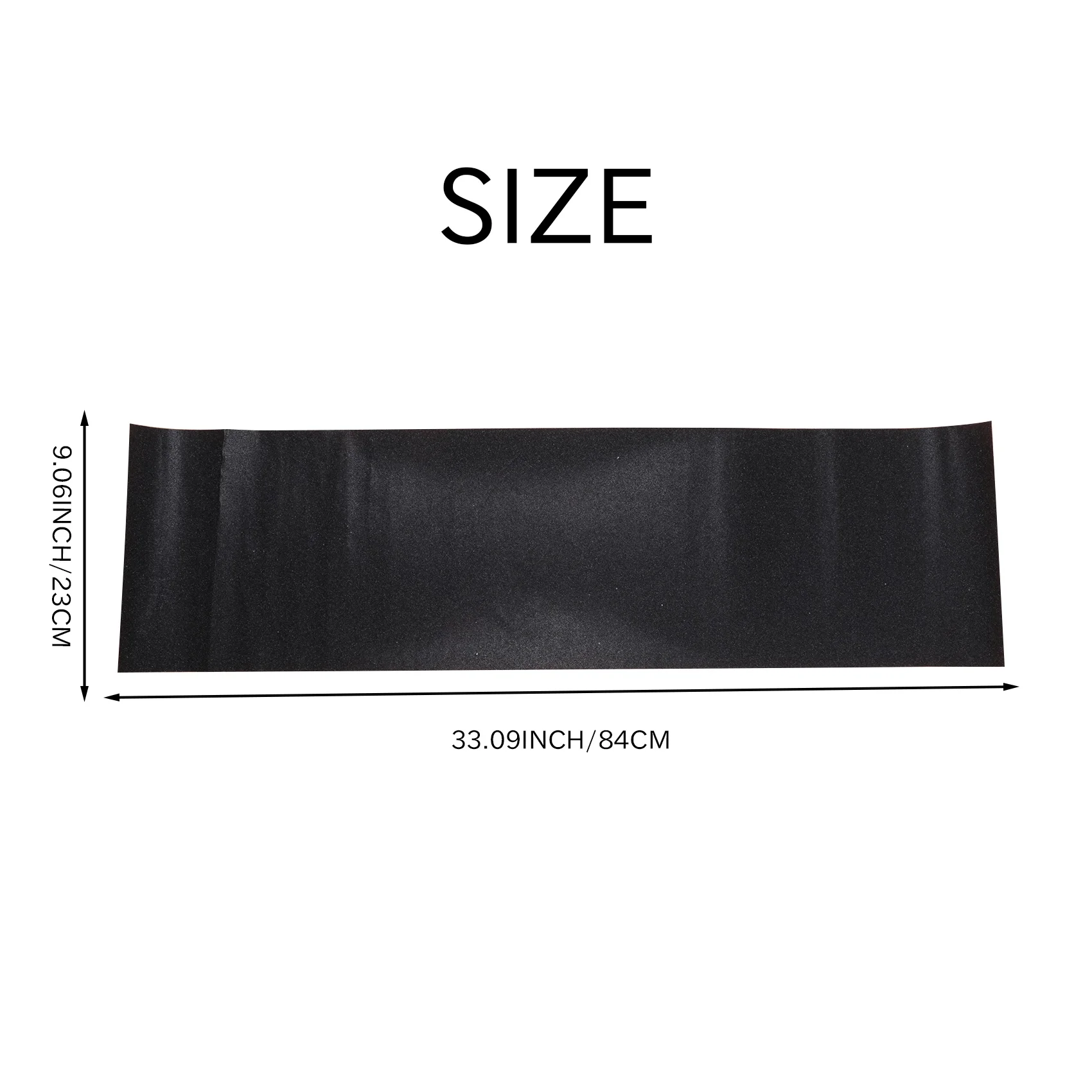 

ABVH-PVC Waterproof Skateboard Deck Sandpaper Grip Tape Griptape Skating Scooter Sticker 84X23CM