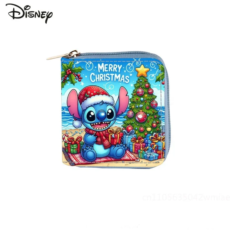 Stitch New Women's Zero Wallet Fashionable High Quality Multi Functional Card Bag Cartoon Cute Versatile Short Zipper Wallet