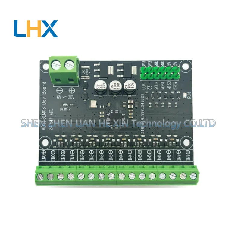 

ADS131M08 24-bit high-precision ADC module with 8 differential input channels
