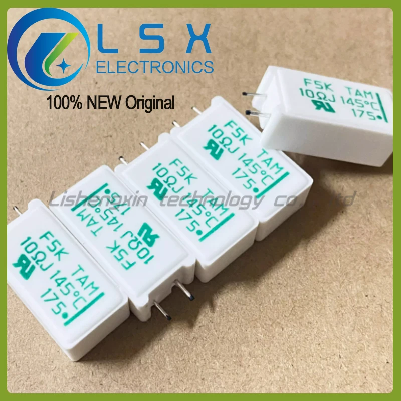 

5pcs F5K TAM 10ΩJ 145℃ 5W 10R 5% F5K100J14 Temperature-compensated cement resistor