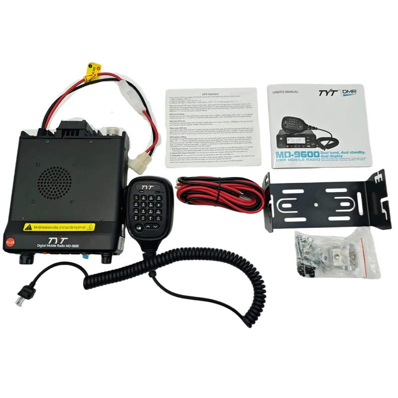 TYT MD-9600 Digital/FM Analog Dual Band UHF VHF GPS Transceiver Mobile Radio Car Truck Amateur Radio TYT MD 9600 Walkie Talkie - view 6