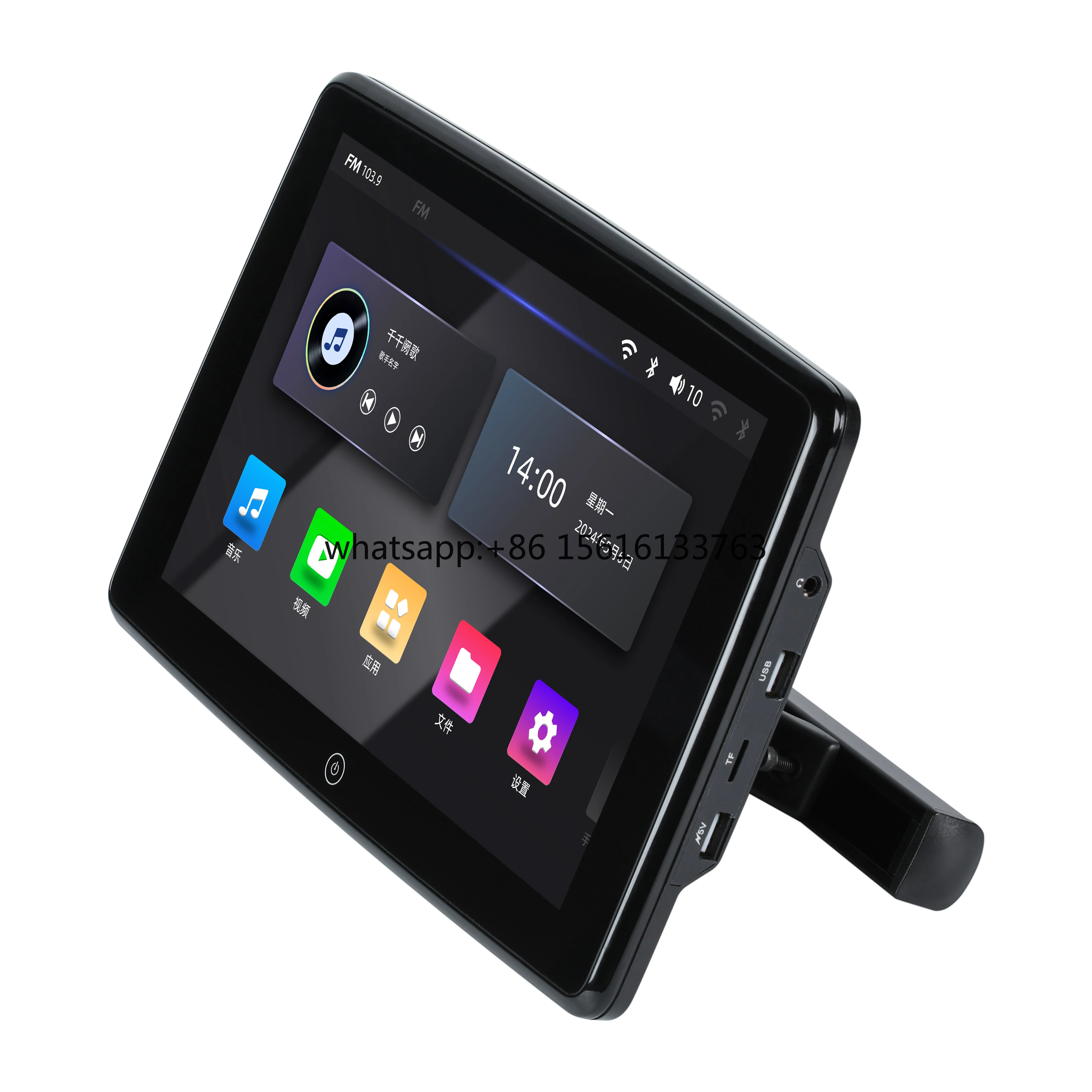 

10 Inch 4K Screen Smart Tv Rear Seat Entertainment Player Wifi Car Android Headrest Monitor Universal Automotive