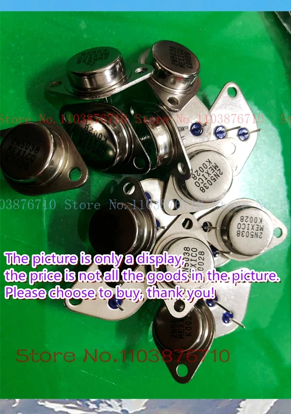 2n5038 ، 2n5039 ، BUX10 ، BUX11 ، BUW57 ، BUX40 ، BUX41